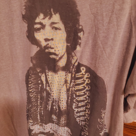 Women Jimi Hendrix tee shirt size XL PRE-OWNED in good shape please look at pict - Picture 2 of 4